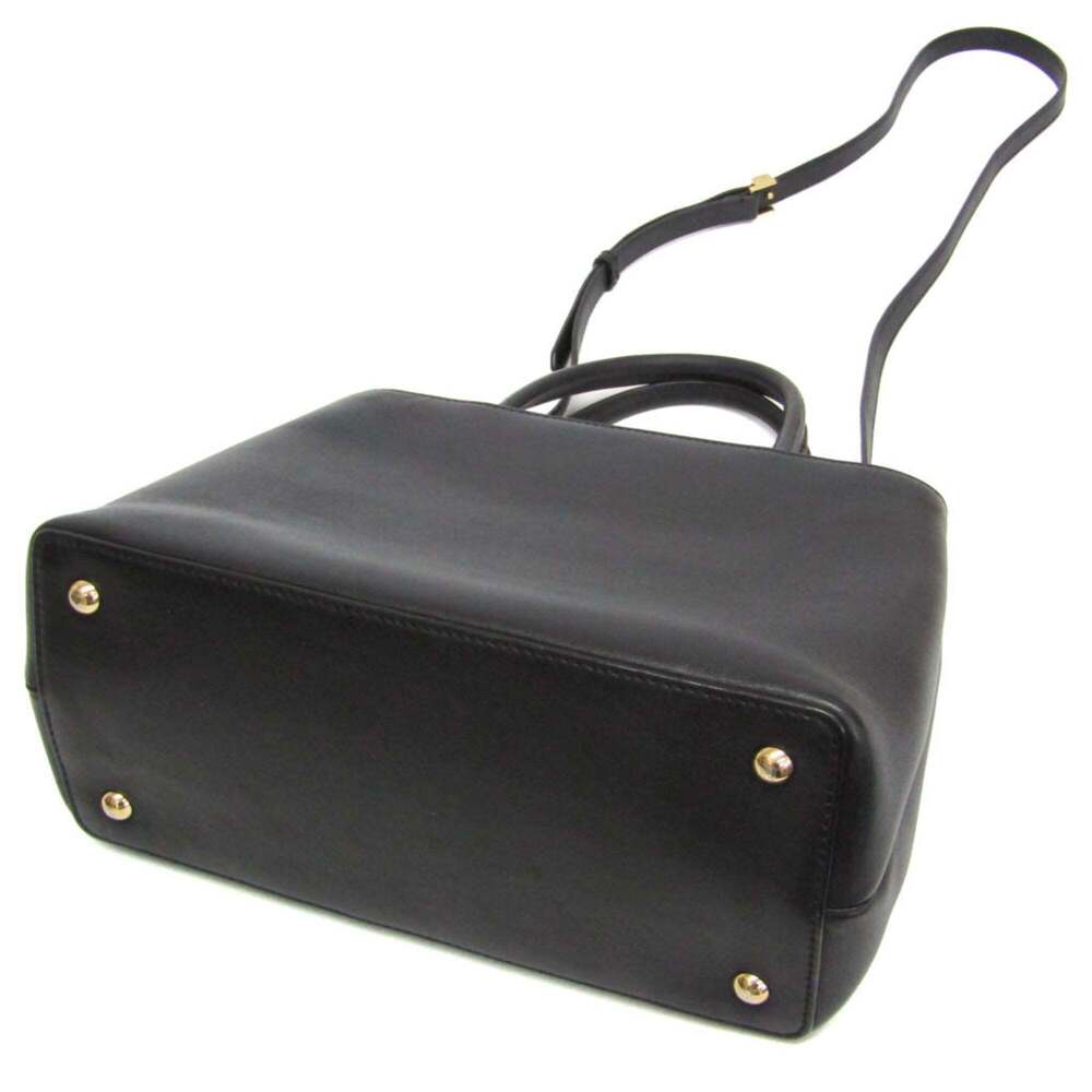 FENDI Black Leather Shoulder Bag - Picture 3 of 16